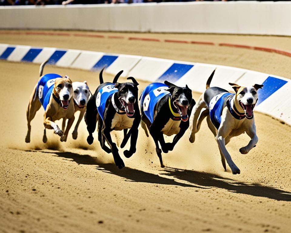 Odds96 greyhounds - four dogs